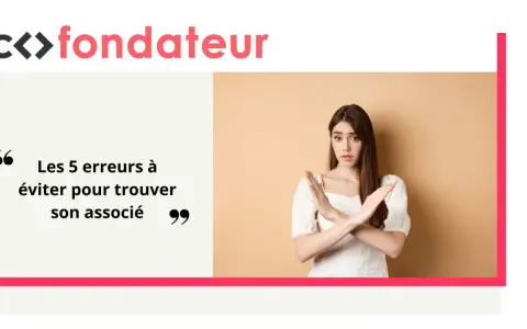 Une jeune femme fait un geste de refus, illustrant les erreurs à éviter pour trouver son associé.
