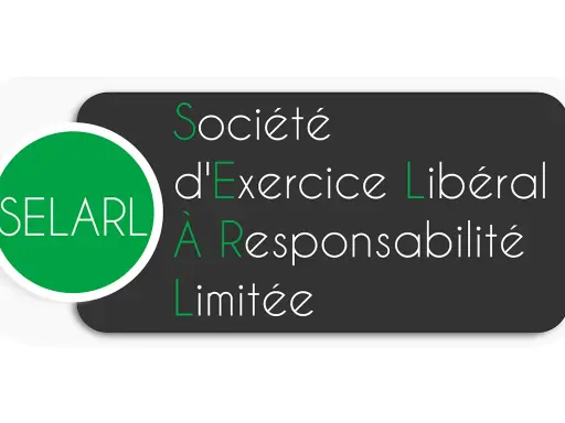 Logo SELARL : Société d'Exercice Libéral à Responsabilité Limitée.