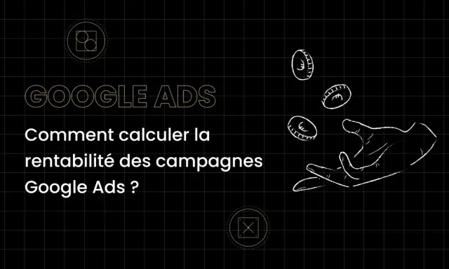 Calculer la rentabilité des campagnes Google Ads : une main attrape des pièces.